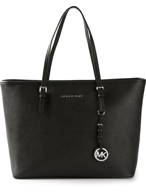 black neoprene michael kors tote|Michael Kors Black Tote Bag .